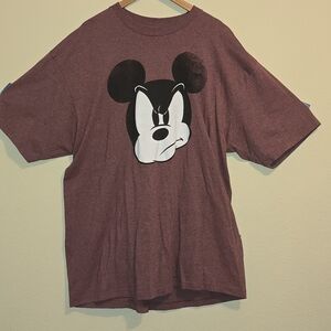 Disney Maroon Mickey Mouse Tee